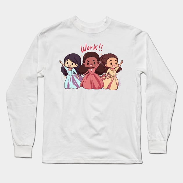 The Schuyler Sisters Long Sleeve T-Shirt by beailish